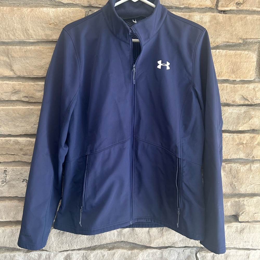 Under Armour Women's Navy Fitted Performance Jacket